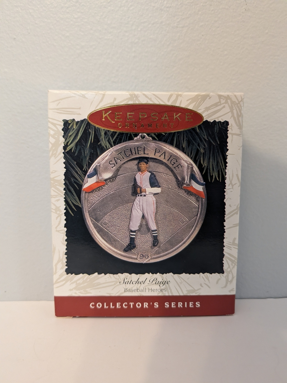 1996 Satchel Paige Hallmark Keepsake Ornament (NEW, SEALED) "Collectors Series"